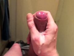 Four uncut foreskin cumshots compilation