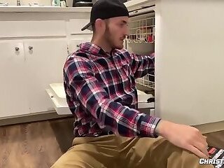 ChristianWilde: Christian Wilde Plays With His Hands To Appease His Powerful Dick