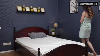 Maria's Virgin Massage Debut: A Sensual Treat for Her Curious Lover
