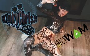 KinkyChrisX - Messy masturbation in nylon stockings (WAM) - FULL FAPHOUSE VIDEO