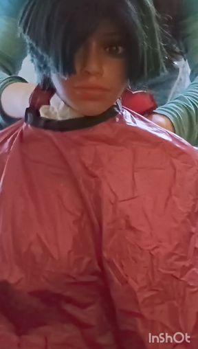 Tatiana breakup headshave from pixie to bald