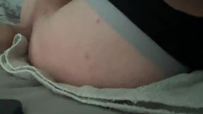 My ass gets taken through by a dildo