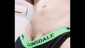 Dorm Pants Pulling Getting Cock Out