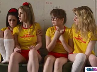 Big tits teen Octavia Red send to a ruthless lesbian conversion bootcamp.She watches other teens sicssorfuck and facesit to get rid of lesbianism