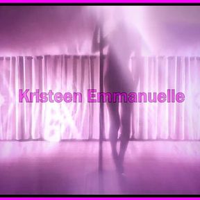 Kristeen Emmanuelle Dancing on a Strip Pole with Big Buttplug