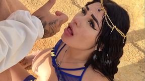 EGYPTIAN GODDESS LOVES TO BE FUCKED BY BIG COCKS IN THE DESERT - ALEJANDRA PALACIOS