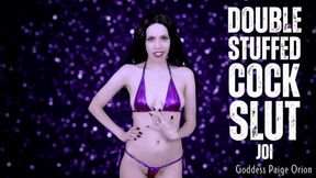 Double Stuffed Cock Slut JOI