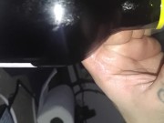 Fucking myself with a wine bottle