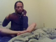 Solo Transgirl Pinching, Slapping And Pulling Her Own Tiny Tits