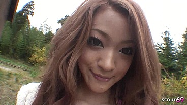 Petite Japanese Teen Model seduce to risky Outdoor POV Creampie Fuck at Uncensored JAV