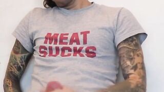Alternative Guy's Intense Solo Stroker Session