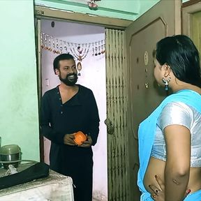 Desi hot bhabhi having sex secretly with house owner&rsquo;s son!! Hindi webseries sex