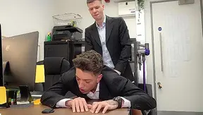 Britains Hottest Stud Takes It On My Desk — Edge Play Till Explosion