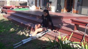 Crutch fetish?