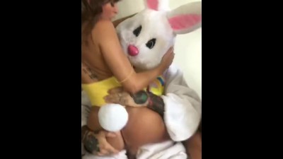 Naughty Easter Bunny Fun: XXX Ride
