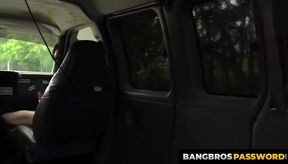 Scarlett gets her pussy banged in the city bus by a stranger