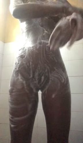 I look best when soapy