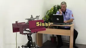Sissi gets a sound spanking from the machine