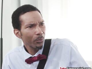 Theres no thing a large ebony jock DP can't fix.Large bazookas latin wife Jena Larose was nearly divorced until this babe was manhandled by 2 bbcs