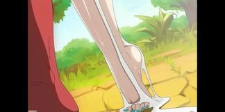 Bewitched girl with big boobs gets monsterized