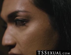 TSSexual.com - Jessica Foxx's toe licking foreplay leads to a hard raw fuck