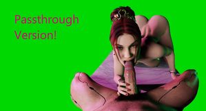 Deepthroat Blowjob Featuring Scarlet Fyre (OC) [Passthrough]