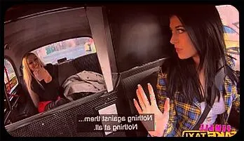 UK Lesbian Taxi Seduction with Atlanta Moreno New release