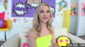TRUE ANAL Cheerleader Kait cant wait for anal