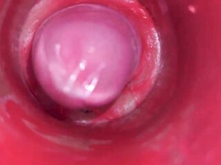 CAMERA INSIDE CUNT: POWERFULL CUM IN PUSSY! BEST Interior ASMR in 4K
