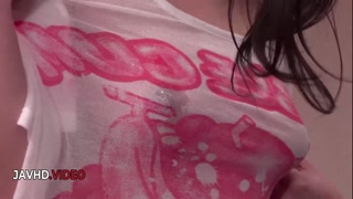Risa Shimizu, Wild Asian Girl, Takes a Creampie On Camera!