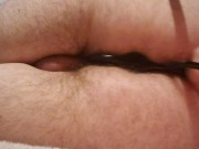 Slutty Bottom Using Prostate Massager