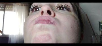 My Nose with Snot up Close