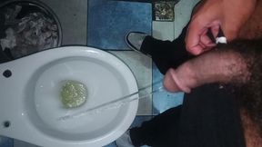Solo Amateur Pissing - Real Bathroom Urination Closeup - 18+ Verified Creator