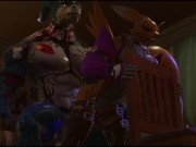 BBC Gay Big Dragon muscle and Athletic Fox-- RENAMON AND FLAMEY MONSTER COCK