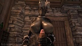 Argonian barred flashlight