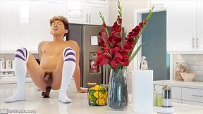 Boy Home Alone And Horny