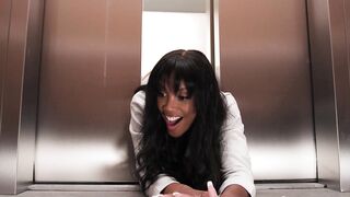 ADULT TIME - Pervy Maintenance Man Fucks August Skye While Shes STUCK INTO THE ELEVATOR