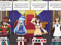 Strip Poker Night at the inventory Konosuba gangs is here