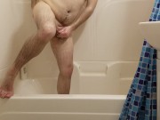 Cleaning Up After Taking A Cream Pie In The Ass