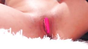 ”big breasted blonde chick in stockings masturbating”