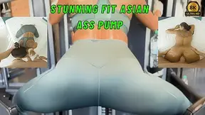 Stunning Fit Asian Ass Pump