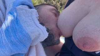 Breastfeeding outside in public