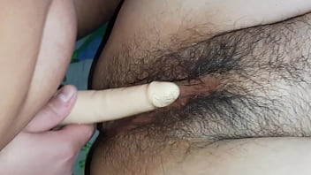 She masturbates my clit with a cock and fucks me to orgasm - Girls fly orgasm