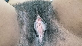 Seductive With Hot Pink Hairy Pussy MILF in HD