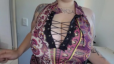 huge tits caught you looking at the grocery store