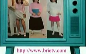 Lewd Transsexual In Red Dress Got A Toy