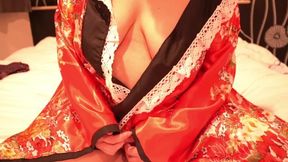 Amateur Japanese Kimono Cosplay Huge Boobs Panty Pussy Kawaii Asian Girl - Kawaii Girl