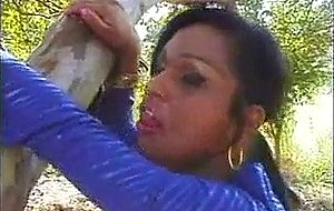 Ass fuck in the woods