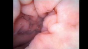 (close-up) Enter and observe my semen-filled asshole