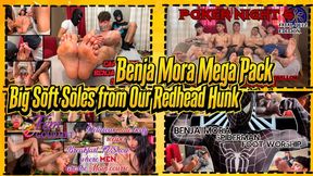 Benja Mora Mega Pack - Big Soft Soles from Our Redhead Hunk